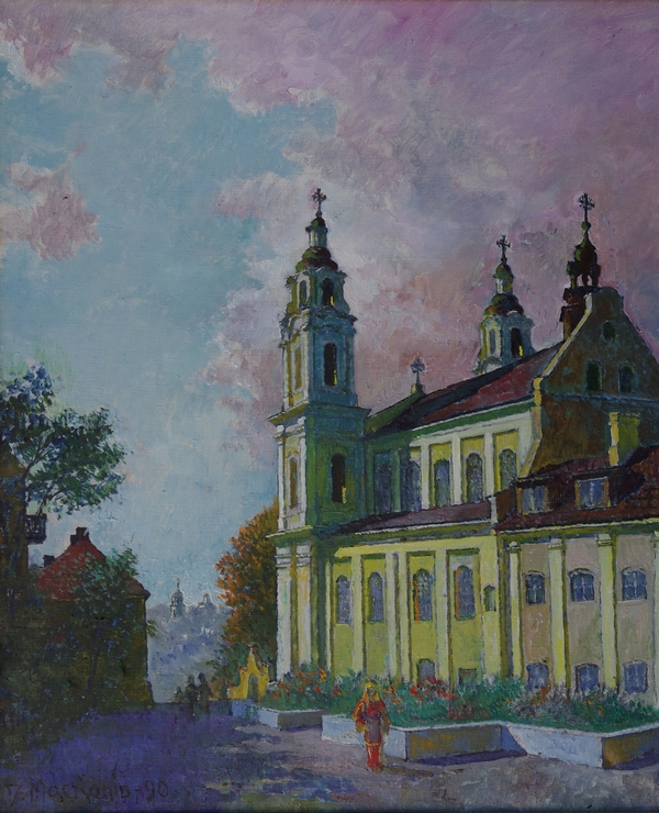 Šv. Rapolo bažnyčia, 1990, 58x45