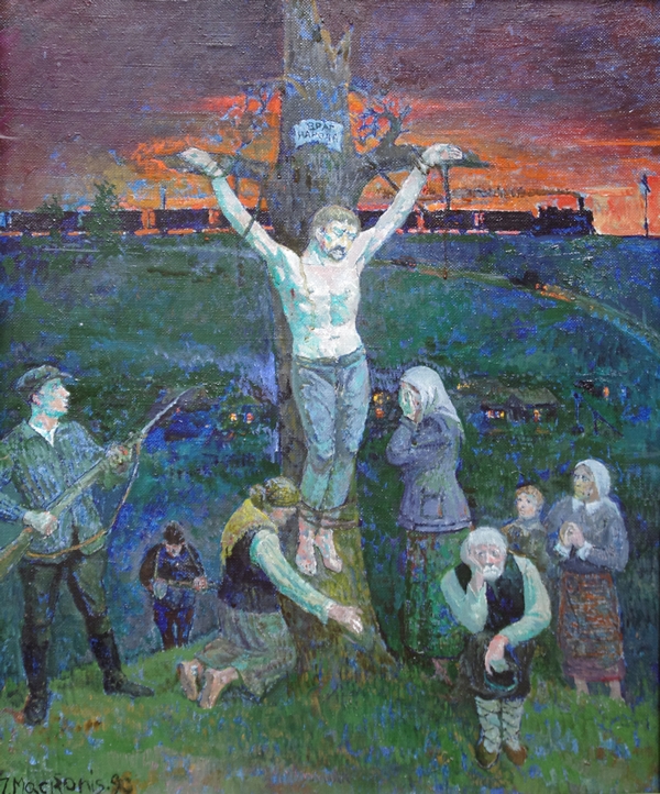 Lietuviškoji golgota, 1990, 74x60