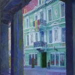 Žaliasis namas Vilniuje (Signatarų namai), 1986, 80x60